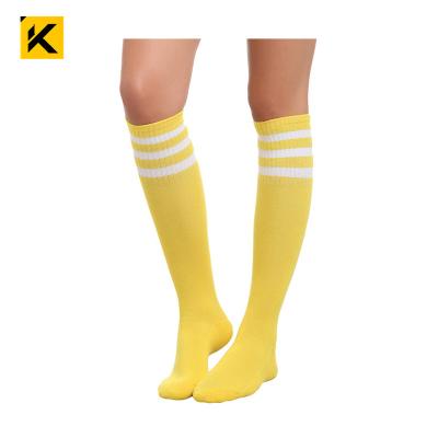 China KT1-A516 Sustainable Yellow High Knee Socks for sale