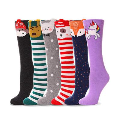 China Cheap Sustainable Girls Knee High Socks KT1-A551 High School Socks For Girls for sale