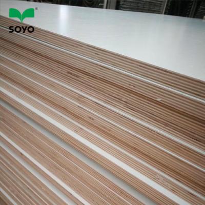 China High Quality Furniture And Decoration White Color 18 Mm Melamine Laminated Plywood for sale