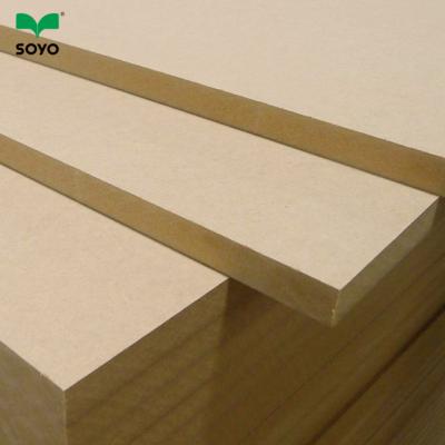 China Cheap Price Raw MDF 18MM MDF Single Board Moisture Proof For Furniture for sale