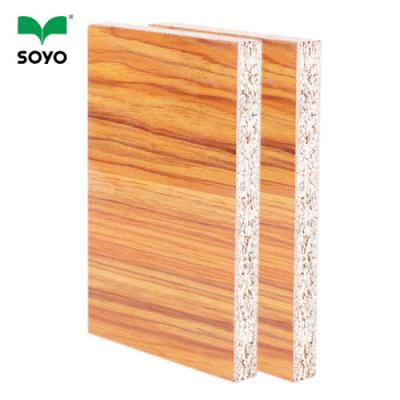 China Longser 18mm Indoor Melamine Faced Particle Board Chipboard for sale