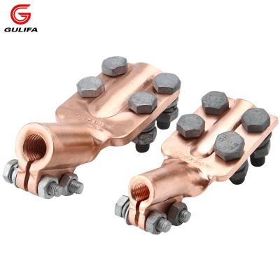 China Crimp Plate Type Copper Transformer And Holding Pole Equipment Connector for sale