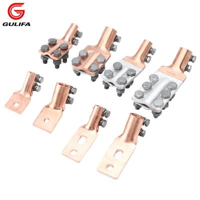 China Connection of conductive columns of transformers and other single hole type copper holding pole equipment connector for sale