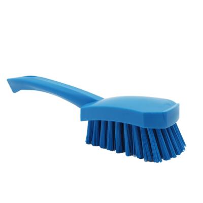 China Food Grade Sustainable Industrial Machine Handle Short Broom Cleaning Brush for sale