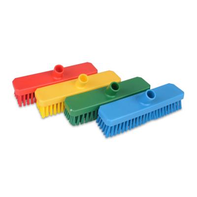 China Food Grade Industrial Four Color Floor Cleaning Brush Cleaning Head for sale