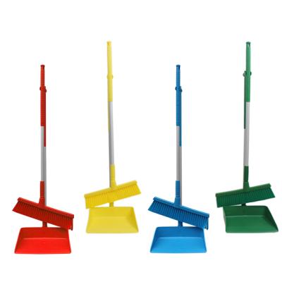 China Food Factory & Restaurant Food Grade Industrial Broom Dustpan Cleaning Set For Food Factory for sale