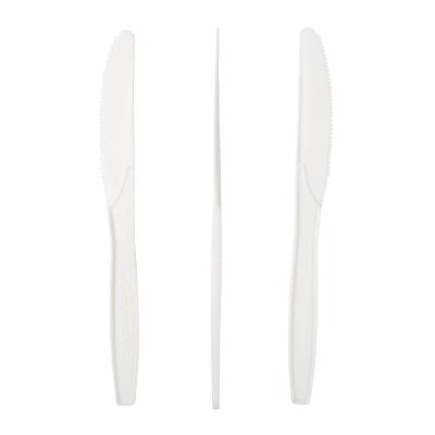 China High Heat Resistance Restaurant Home Use Quality CPLA Knife Disposable Cutlery for sale