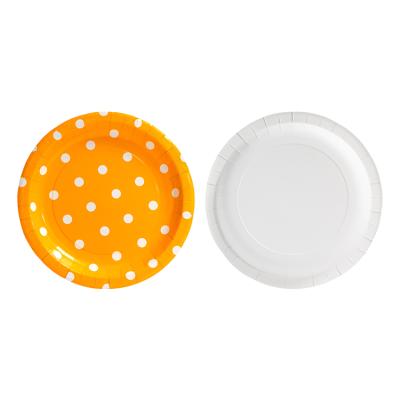 China Wholesale Disposable 9 Inch White Paper Charger Plates Disposable Tableware for sale