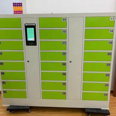 China Smart fingerprint lock usb charging cabinet Charging Cart Tablet Laptop Charging Cabinet for sale