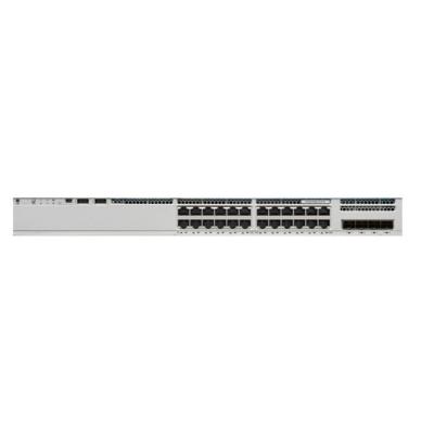 China C9200L-24P-4G-E 24 Port Gigabit Ethernet Switch , 4 Gigabit 56 Gbps Optical Port for sale