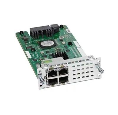 China NIM-ES2-4 4 Port Gigabit ISR4000 Series Router Expansion Module NIM-ES2-4 for sale