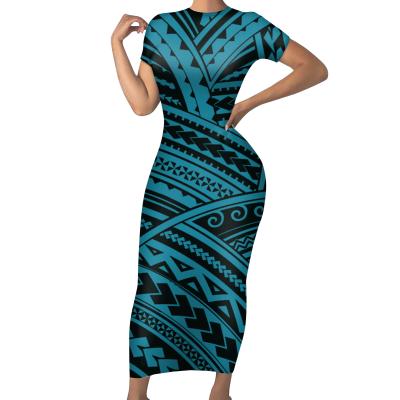 China WholesaleTribal Anti-Static Maxi Dress Polynesian Long Dresses Samoa Clothes For Ladies Dresses Women MOQ 1 for sale