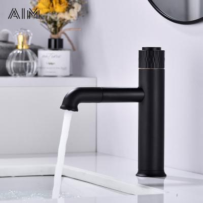 China Metered Faucets Rotate Water Outlet Faucet Aim Popular Single 360 ​​Lavatory Faucet for sale