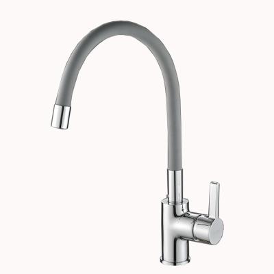 China Faucets Manufacturer Professional Chrome Plated Kitchen Sink Faucet Brass Hot Cold Mixed Mixed Faucet for sale