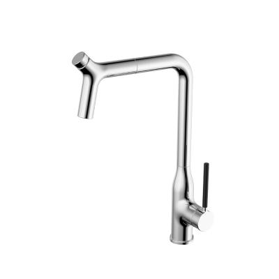 China New Wenzhou OEM Service Supply High Quality Brass Thermostatic Faucets Fashion Design Pull Out Spray Kitchen Faucet Water Mixer for sale