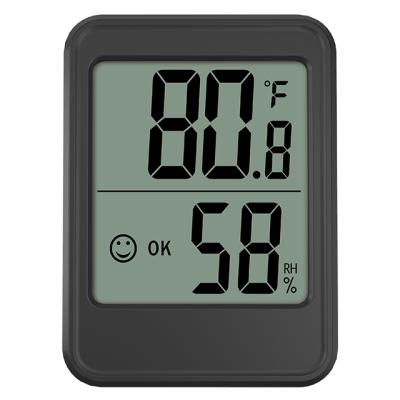 China Mini Digital Temperature Gauge Temperature Humidity Tester Temperature Humidity Monitor Indoor Thermometer and Hygrometer 58*79*23mm for sale