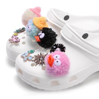 China Eco-froendly Furry Glass Doll Accessories Shoes With For Kids Shoe Charms for sale