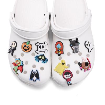 China Eco-froendly Custom Halloween Character Charms PVC Charm Mix Shoes Novelty Decorations Shoes Accessories for sale