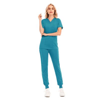 China New Fashion Spandex Clothing Medical Cleaning Uniform Medical Scrubs Sets Nursing Scrubs Hospital Uniform for sale