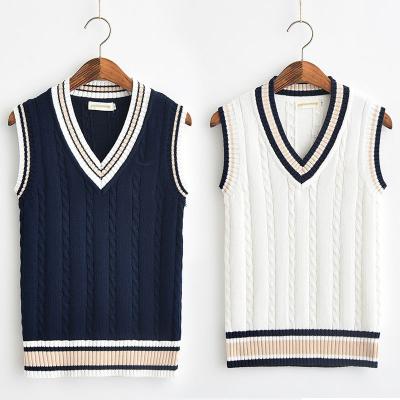 China Cheap Custom School Uniform Pattern Man Sweater Vest Designs For Boys And Girls for sale