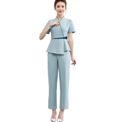 China High Quality Luxury Spa Uniforms Beauty Salon Work Clothes Luxury Women SPA Uniforms Hospital Nurse Workwear Set for sale