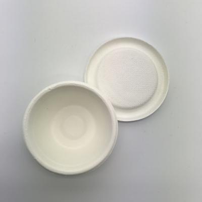 China Disposable PFAS Free Compostable 100% Bagasse 4oz Dessert Sauce Cup for sale