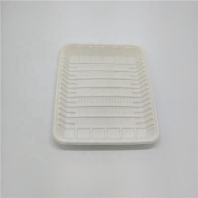 China Transitional Eco Friendly Cornstarch Dish , Heavy Duty Natural Party Dinner Dish for sale