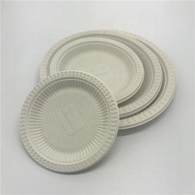 China Composable Disposable Biodegradable Cornstarch Dish for sale