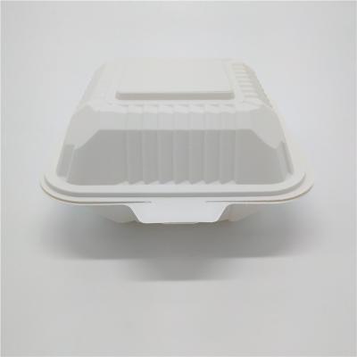 China Coastal Disposable Biodegradable Clamshell, Microwave and Freezer Safe Boxes for sale