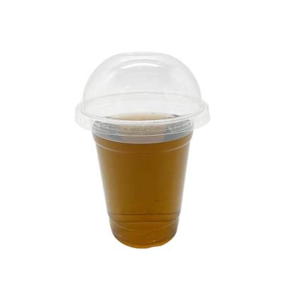 China 16oz Disposable Compostable PLA Cold Drink Cups Eco Friendly PLA Coffee Mugs With Lid for sale