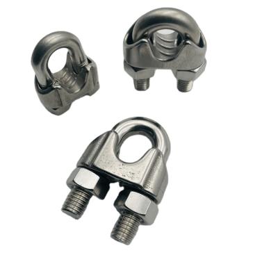 China High Quality Stainless Steel Crimping Wire Rope Clamps Aluminum Cross Clamp Sleeve Chuck for sale