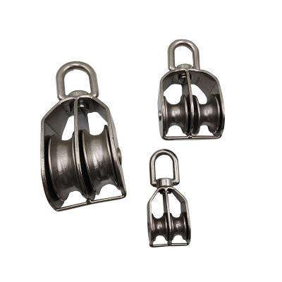 China China Factory Price Widely Used High Quality Small Stainless Steel Pulley Widely Use Single Wheel Pulley for sale