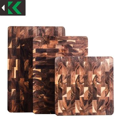 China Stocked Large Reversible Multipurpose Thick Acacia wood chopping cutting board for sale