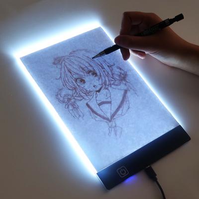 China A5 A4 A3 A2 Educational Aid Equipment LED Backlit Drawing Table For Diamond Painting 15*24*0.4cm (A5) for sale