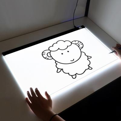 China a2 a3 a4 a5 led light pad discovery artist led light pad a4 dimmable digital drawing pad 40*60*0.4cm(A2)) for sale