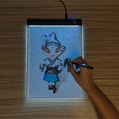 China New Slim Model Art Tattoo Sketch Drawing Tracing Board LED Light Box Led Light Pad For Diamond Painting 33.5*23.5*0.4cm (A4 for sale