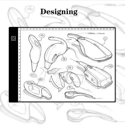 China 2021 A4 digital table light box tattoo LED lightpad slim discovery drawing pad for artists drawing 33.5*23.5*0.4cm(A4 for sale