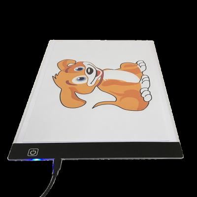 China Hot Sale High Quality Home/Office /school Adjustable Dimming 3 A4 LED Light Pad Led Drawing Board Lighting Tracing Pad for Kids and Students for sale