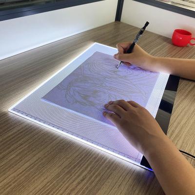 China high quality ultra thin dimmable acrylic base thin x-ray illuminated discovery drawing board led light protection A3 42*30*0.4cm (A3) for sale