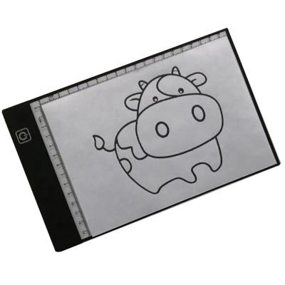 China Eco-friendly A5 Led Light Pad With A5 Scale Light Panel Drawing Tracing Board for sale