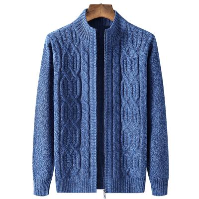 China M1-K001 Vintage Autumn Winter Men Sweater Male Cardigan Plaid Knitted Sweater Men Clothing Outwear Coat Korea Jumpers for sale