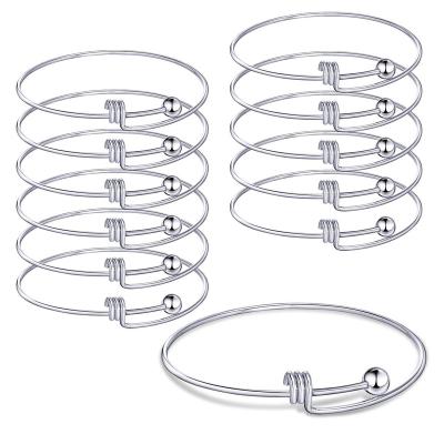 China FASHIONABLE Expandable Bracelet Bangle Adjustable Bracelets Blank Wire Bracelet For DIY Jewelry Making Dropshipping for sale