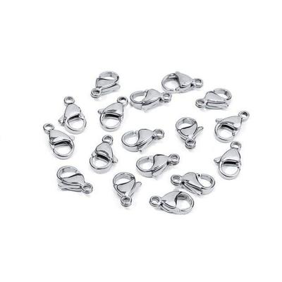 China DIY Alloy Jewelry Findings Alloy 200 Lobster Clasp And Hooks + 200 Rings Buckle For DIY Jewelry Making for sale