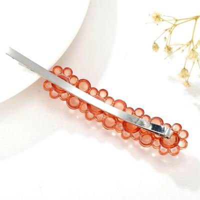 China Fashion Hairpin Customized New Amber Headgear Accessories For Kids for sale