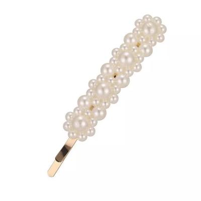 China Fashion Hairpin JINXI HomeTemperament Blogger Diamond Hair Pearl Feng Shui Hairpin for sale