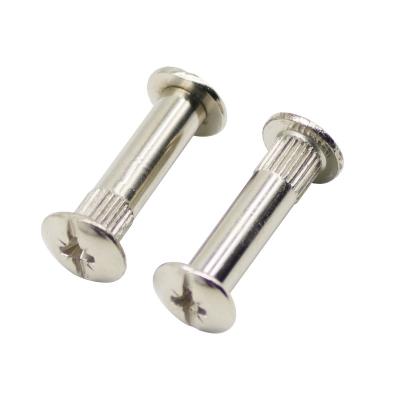 China Flat Steel Rivet Complex Rivet With Blue Zinc Plating Semi Tubular Rivets For Furniture for sale