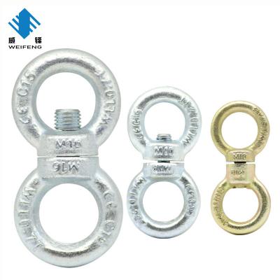 China Wholesale Stainless Steel Material DIN580 Carbon Steel Drop Forged Lifting Eye Bolt Galvanized for sale