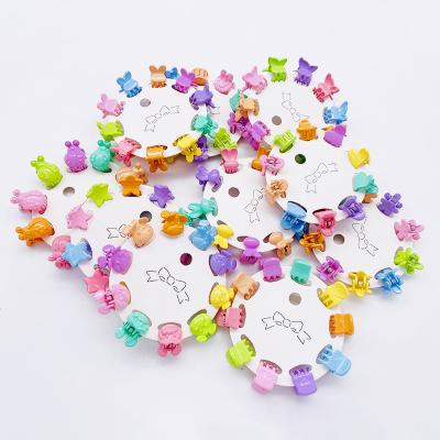 China Hot-selling High Quality Mini Hair Claw Cute Baby Children's Striking Cartoon Chuck Jewelry Flower Geometric Shape Butterfly Hairpin Small for sale