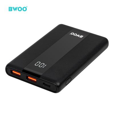 China BWOO High Quality Super Fast Fast Charging Power Bank 2 pd3.0 Portable Mobile Bank 10000mah USB Charging Power Bank BWOO for sale