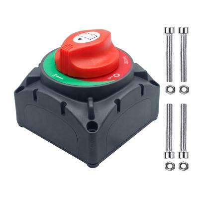 China ABS+PA66+Copper 12-48V 600V Boat Battery Switch Cut Out Kill Switch For RV Marine Boat Vehicle Battery Disconnect Switches for sale